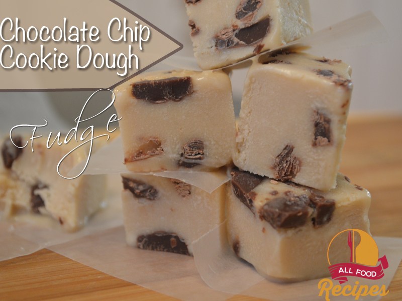 Chocolate Chip Cookie Dough Fudge