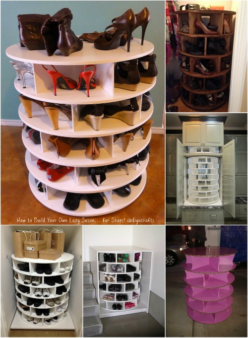 How to Build Your Own Lazy Susan… for Shoes!