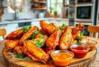 Crispy air fryer chicken wings seasoned to perfection, easy and delicious appetizer recipe
