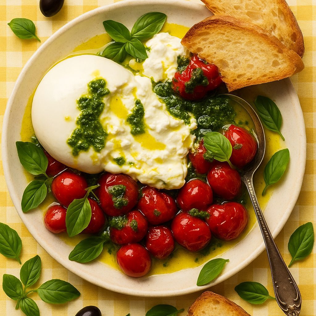 Burrata Cheese: Recipes for Burrata Salad, Heirloom Tomato & More 11 Irresistible Burrata Cheese
