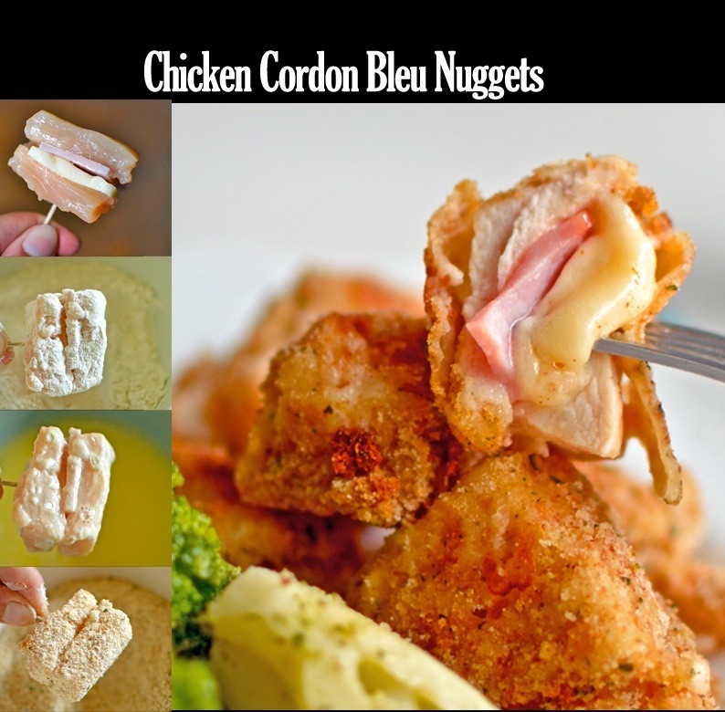 Chicken Cordon Bleu Nuggets