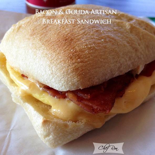 Bacon & Gouda Artisan Breakfast Sandwich
