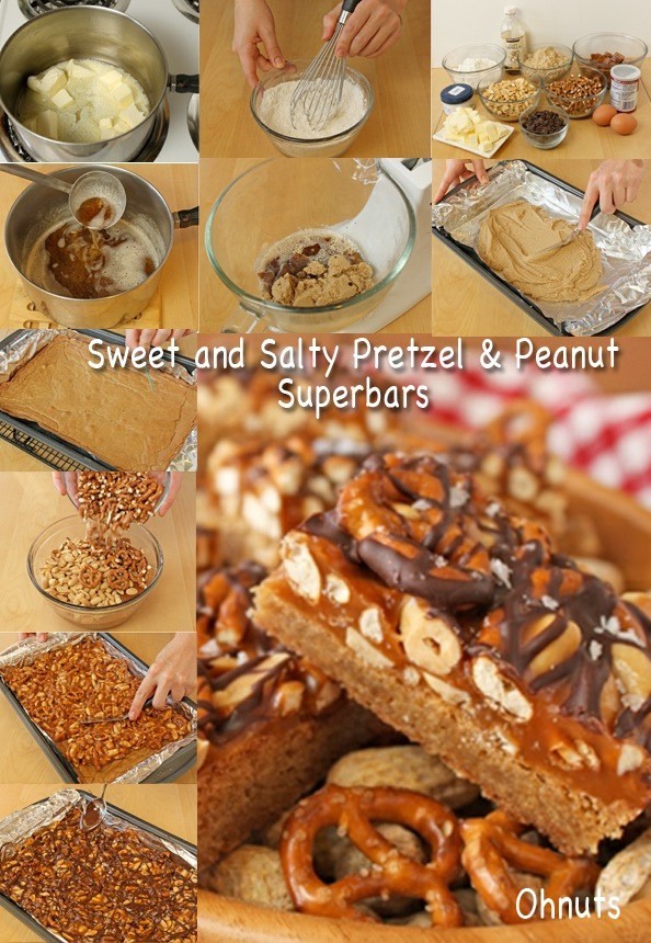 Caramel Salty Pretzel & Peanut Superbars