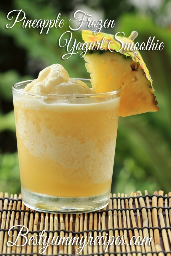 Pineapple Frozen Yogurt Smoothie