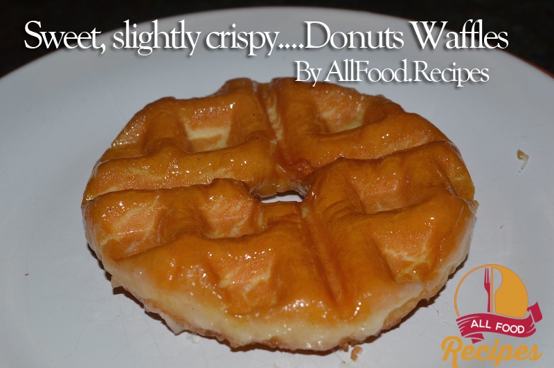 Sweet Slightly Crispy Donuts Waffles