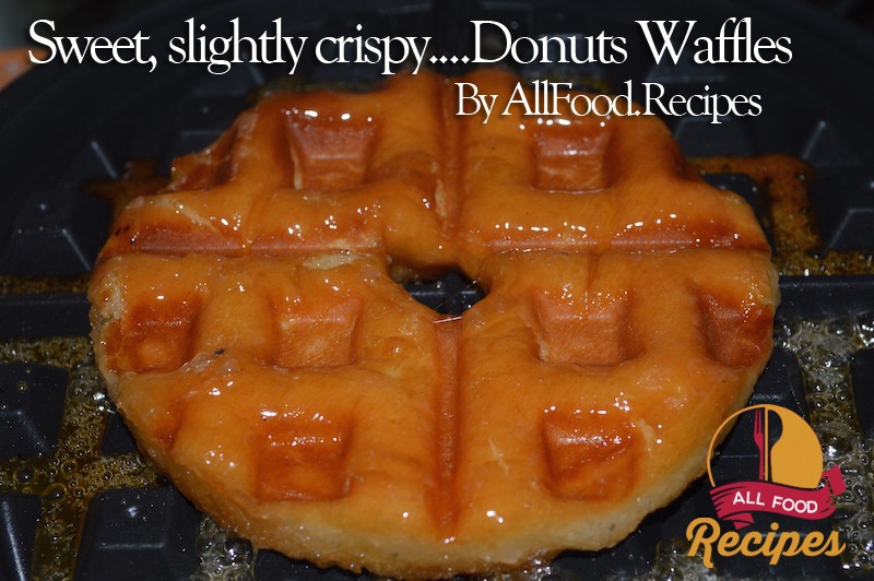 Sweet Slightly Crispy Donuts Waffles