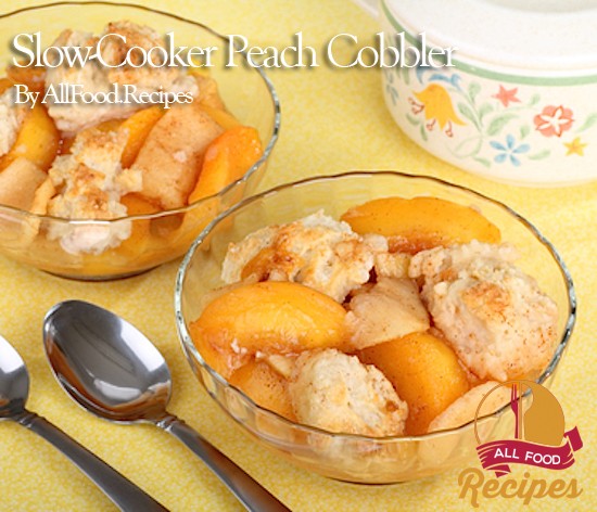 Slow-Cooker Peach Cobbler