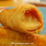 Fried Mozzarella-Pepperoni Egg Roll