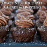 Ovaltine Chocolate Cupcake and Frosting