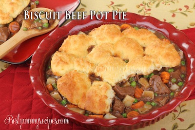 Biscuit Beef Pot Pie