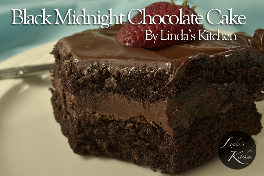 Black Midnight Chocolate Cake