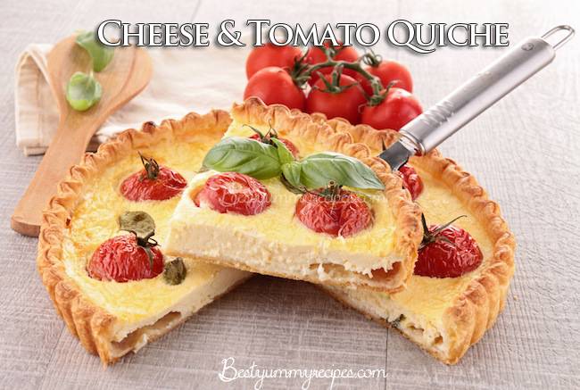 Cheese & Tomato Quiche