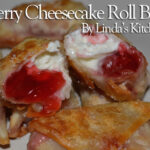 Cherry Cheesecake Roll Bite