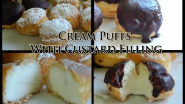 Cream Puffs With Custard Filling