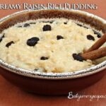Creamy Raisin Rice Pudding
