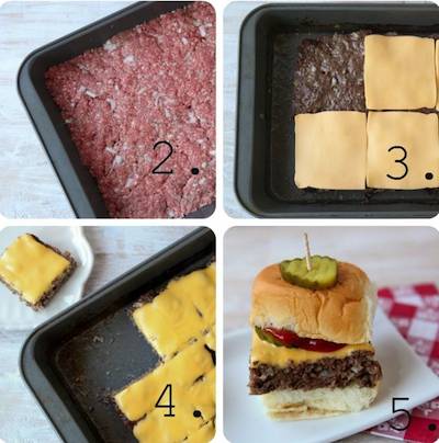 Easy Oven-Baked Cheeseburger Sliders recipe
