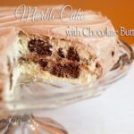 Marble Cake with Chocolate Buttercream
