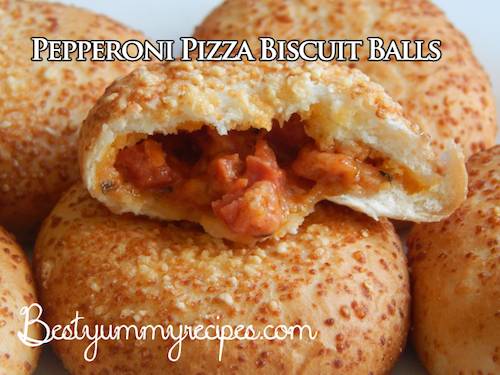 Pepperoni Pizza Biscuit Balls