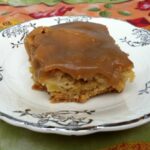 Apple Cake with Toffee Frosting