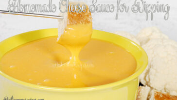 Homemade Cheese Sauce for Dipping