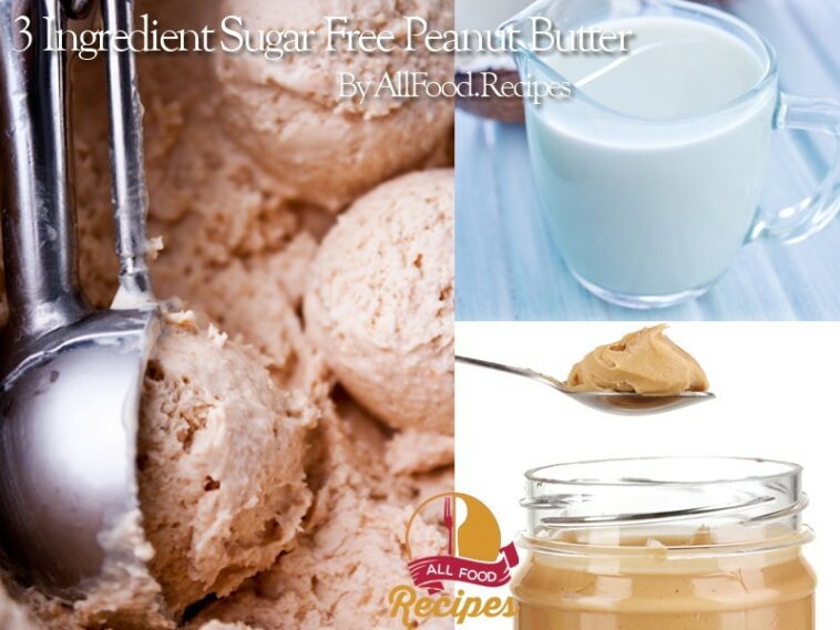 3 Ingredient Sugar Free Peanut Butter Ice Cream