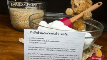 Recipe for Puffed Rice Cereal Treats