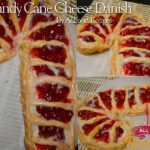 Candy Cane Cheese Danish