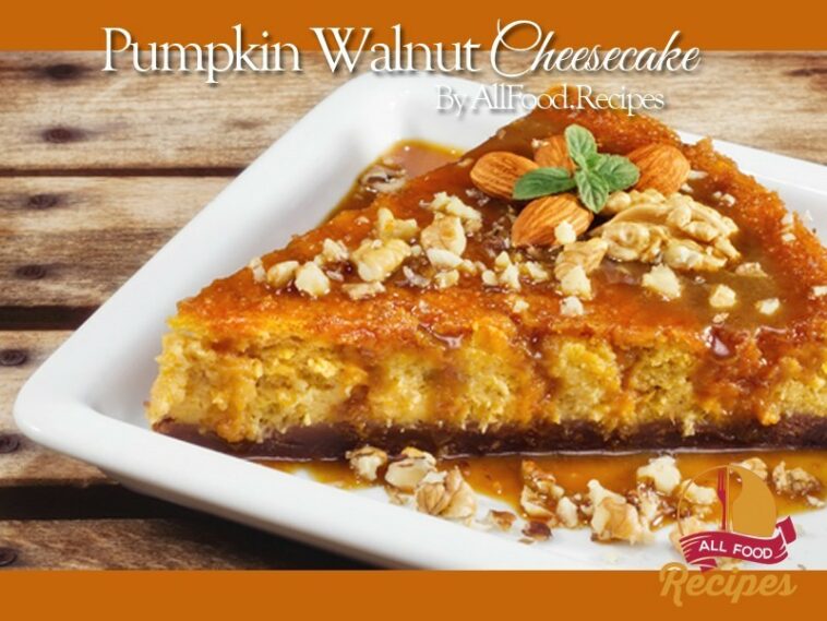 Pumpkin Walnut Cheesecake
