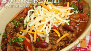 Slow Cooker Beefy Chili