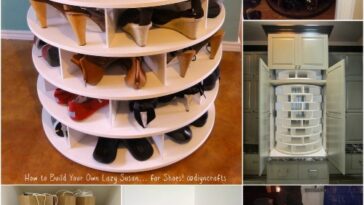 How to Build Your Own Lazy Susan… for Shoes!