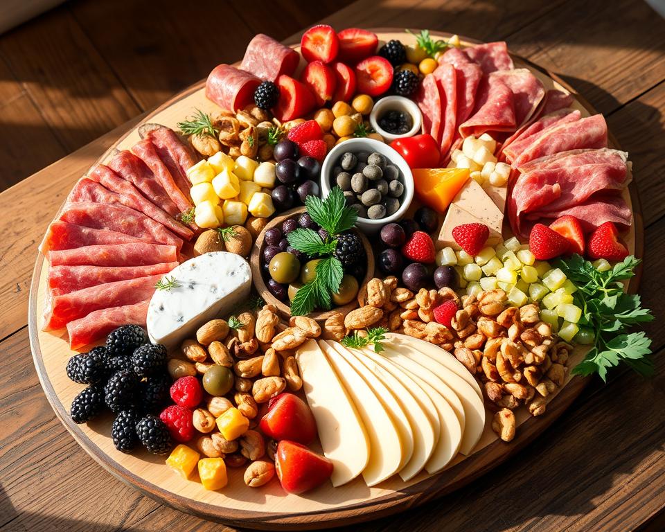 charcuterie board layout