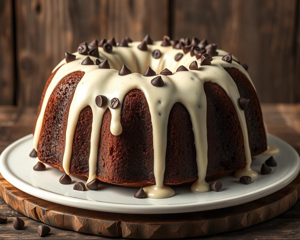 moist chocolate chocolate chip bundt cake