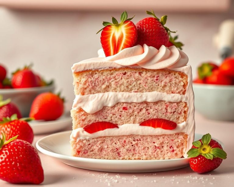 Delicious Fresh Strawberry Cake Recipe with Strawberry Buttercream